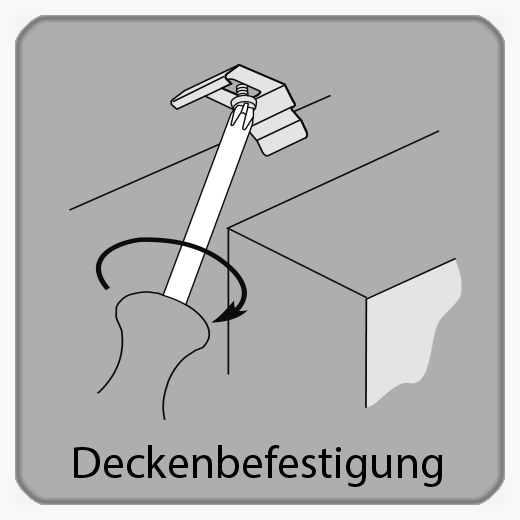 Deckenbefestigung